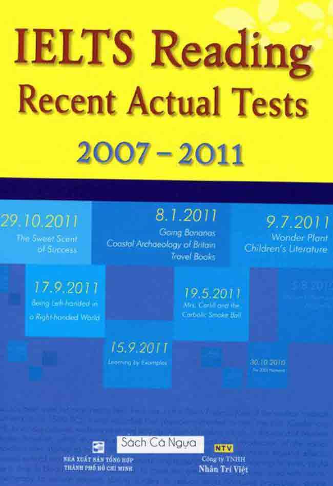 IELTS Reading Recent Actual Test