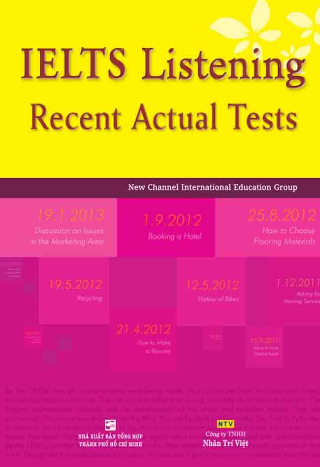 IELTS Listening Recent Actual Test